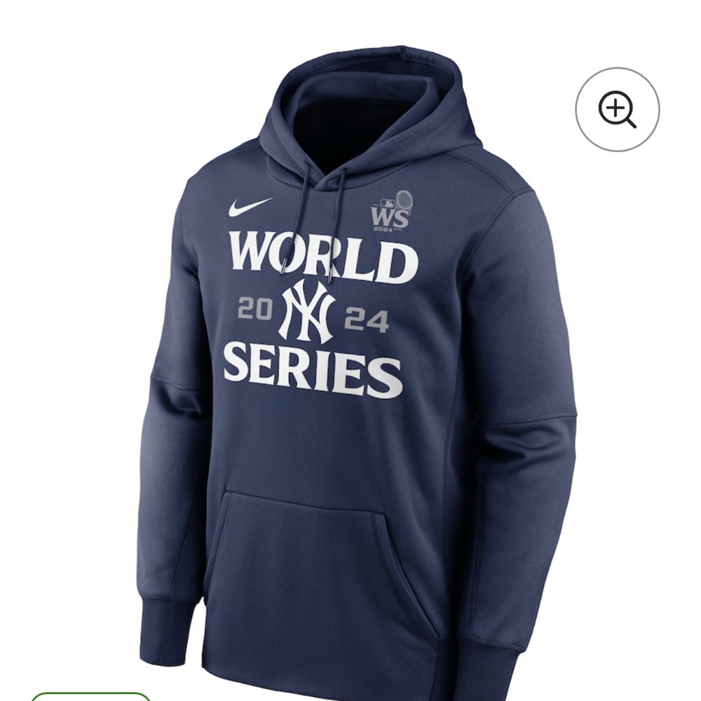 NWT Nike New York Yankees Blue Athletic Sweatshirt Hoodie